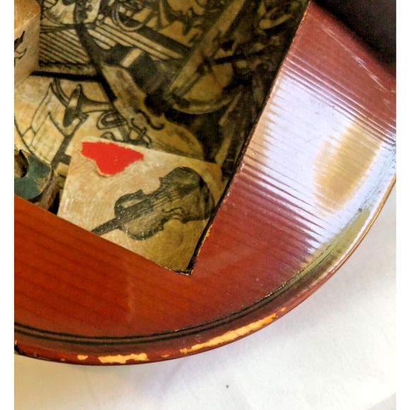 Artist Bill Kinsey "Air On A String" Violin Mixed Media Art Collage Virginia - Picture 8 of 9